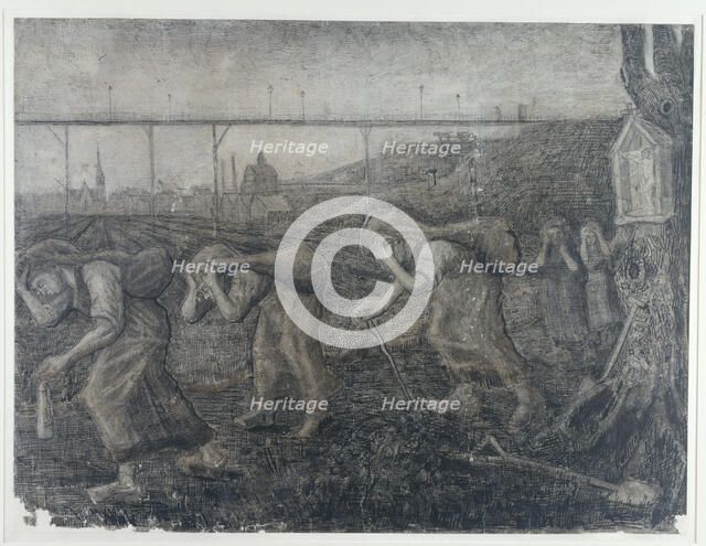 The bearers of the burden, 1881. Creator: Gogh, Vincent, van (1853-1890).