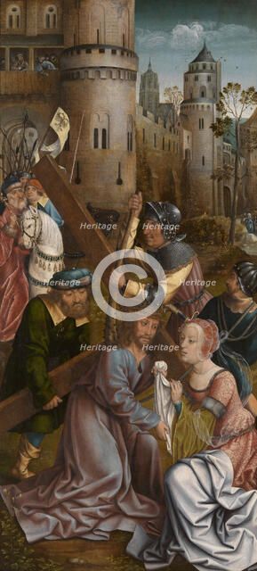 The Bearing of the Cross, 1510. Creator: Master of Frankfurt.