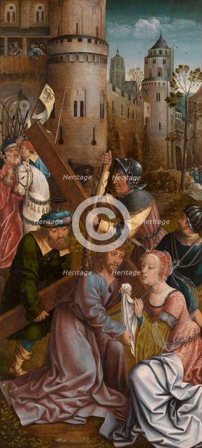 The Bearing of the Cross, 1510. Creator: Master of Frankfurt.
