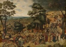 The Bearing of the Cross, 1603. Creator: Pieter Brueghel the Younger