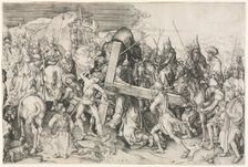 The bearing of the cross. Creator: Martin Schongauer (German, c.1450-1491)