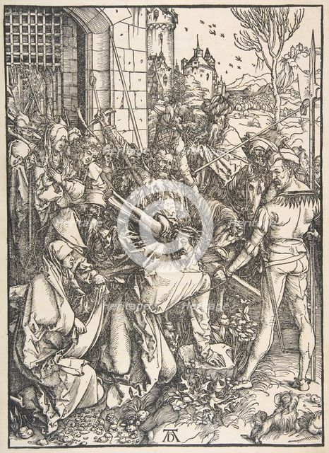 The Bearing of the Cross, from The Large Passion.n.d. Creator: Albrecht Durer.