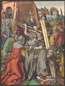 The Bearing of the Cross, from the Small Woodcut Passion.n.d. Creator: Albrecht Durer