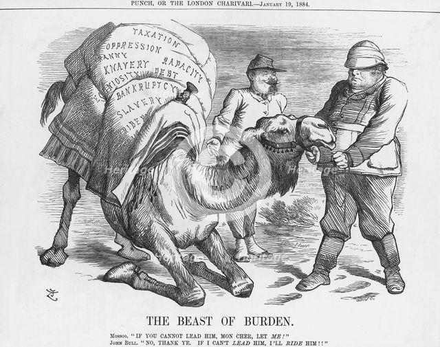 'The Beast of Burden', 1884. Creator: Joseph Swain.