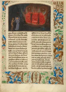 The Beast Acheron; Les Visions du chevalier Tondal, 1475. Creator: Simon Marmion