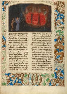 The Beast Acheron; Les Visions du chevalier Tondal, 1475. Creator: Simon Marmion