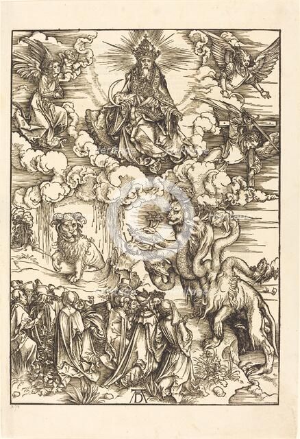 The Beast with Two Horns LIke a Lamb, 1498. Creator: Albrecht Durer.