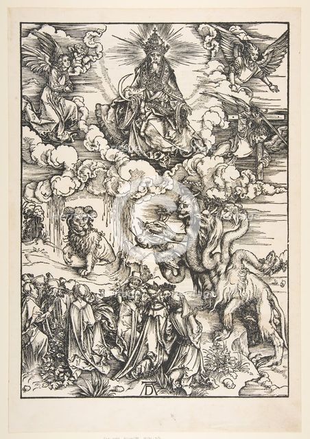 The Beast with Two Horns Like a Lamb, from The Apocalypse.n.d. Creator: Albrecht Durer.