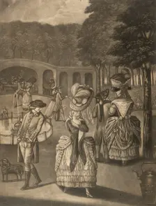 The Beauties of Bagnigge Wells, London, (late 18th century?). Creator: Unknown