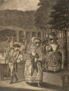 The Beauties of Bagnigge Wells, London, (late 18th century?). Creator: Unknown