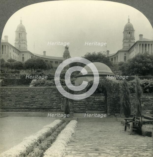 'The Beautiful Union Buildings and Gardens, Pretoria, Transvaal, Union of South Africa', c1930s. Creator: Unknown.