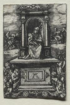 The Beautiful Virgin of Ratisbon on an Altar, soon after 1520. Creator: Albrecht Altdorfer (German, c. 1480-1538)