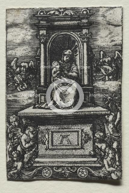 The Beautiful Virgin of Ratisbon on an Altar, soon after 1520. Creator: Albrecht Altdorfer (German, c. 1480-1538).