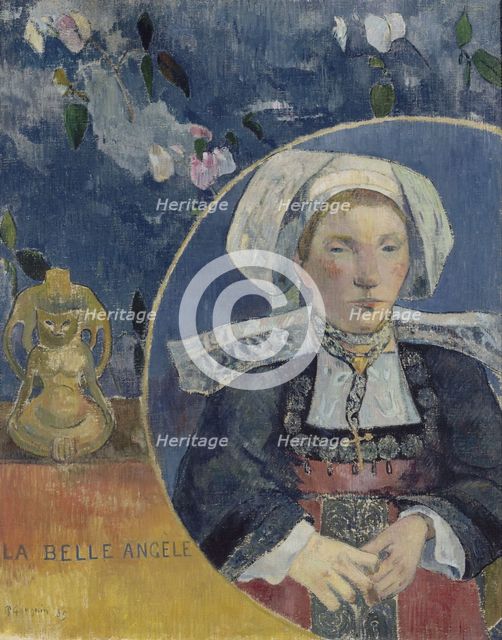 The Beautiful Angèle, 1889. Artist: Gauguin, Paul Eugéne Henri (1848-1903)