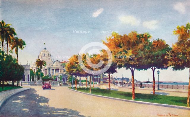 'The Beautiful Beira Mar Drive - approaching the Magnificent Monroe Palace', 1914. Artist: Unknown.