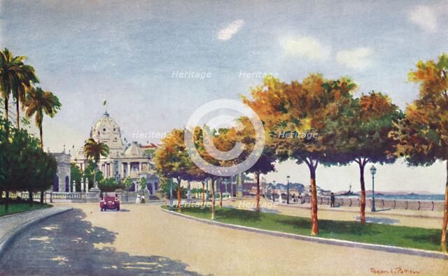 'The Beautiful Beira Mar Drive - approaching the Magnificent Monroe Palace', 1914. Artist: Unknown.