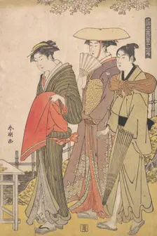The Beauty of the Floating World, 1780-1795. Creator: Katsukawa Shuncho