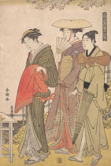 The Beauty of the Floating World, 1780-1795. Creator: Katsukawa Shuncho