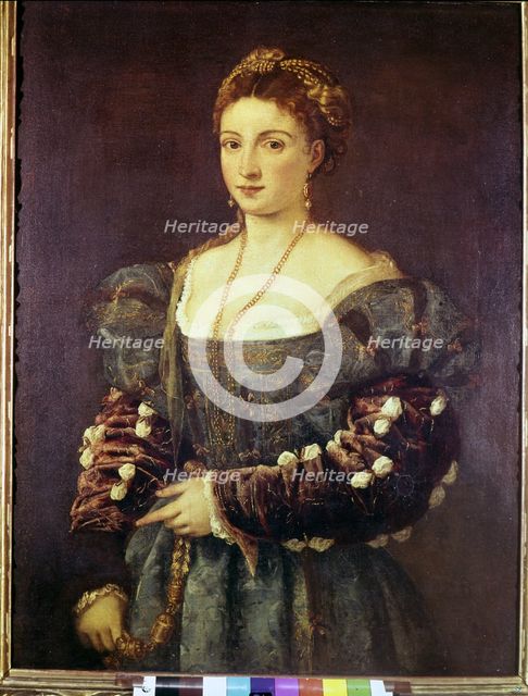  'The Beauty', portrait of woman by Tiziano.