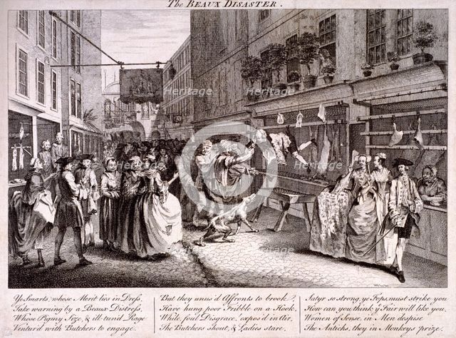 'The beaux disaster', 1747. Artist: John June