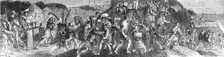 The Beaucousin Collection at the National Gallery - "The Capture of Carthagena"..., 1860. Creator: Unknown