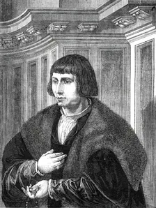 The Beaucousin Collection at the National Gallery - a portrait, by Mabuse, 1860. Creator: Unknown
