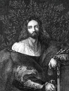 The Beaucousin Collection at the National Gallery - "Ariosto" by Titian, 1860. Creator: Unknown