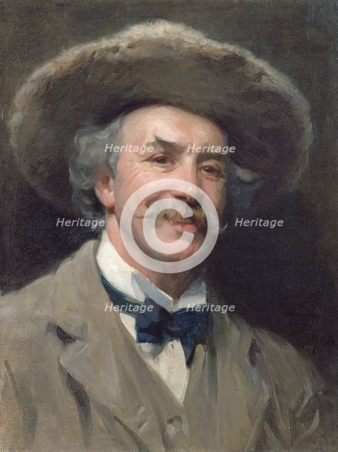 The Beaver Hat, 1908. Creator: Frank Bramley.