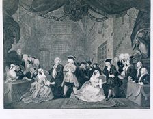 The Beggar's Opera Act III 18th century. Creator: Blake