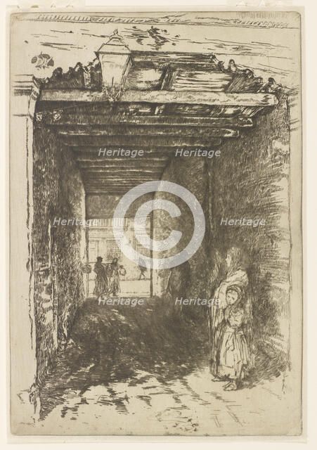 The Beggars, 1879-1880. Creator: James Abbott McNeill Whistler.