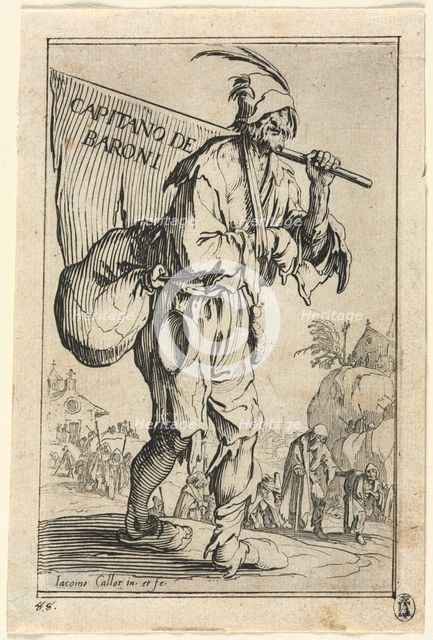 The Beggars, c. 1623. Creator: Jacques Callot (French, 1592-1635).