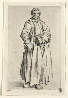 The Beggars: One-Eyed Woman , c. 1623. Creator: Jacques Callot (French, 1592-1635)