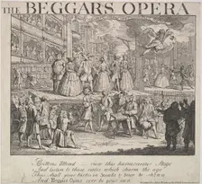 The Beggars Opera, 1728. Creator: Unknown