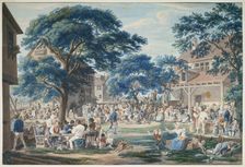 The beginning of the consecration of the church, early-mid 19th century. Creator: Anton Radl