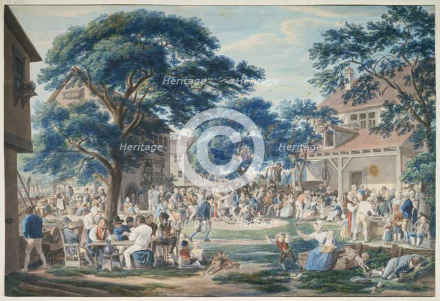 The beginning of the consecration of the church, early-mid 19th century. Creator: Anton Radl.