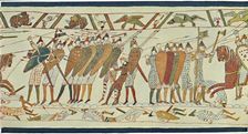 The Beginning of the Battle of Senlac (Bayeux Tapestry) c15th century, (1902)