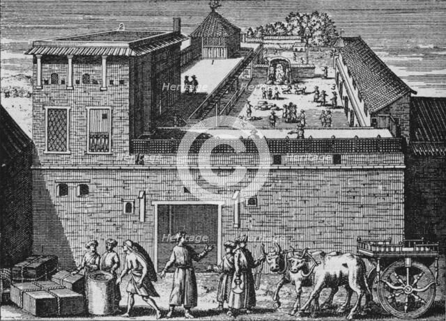 The beginning of the British Empire in India, 17th century (1908). Artist: Unknown.