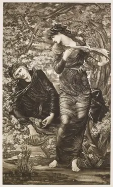 The Beguiling of Merlin, c1870s, (1900). Creator: Unknown