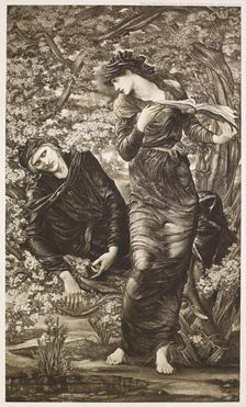 The Beguiling of Merlin, c1870s, (1900). Creator: Unknown