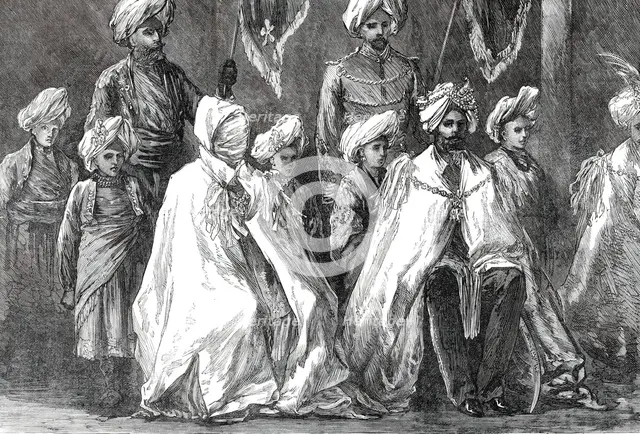 The Begum of Bhopal and the Maharajah of Puttiala, 1876. Creator: Unknown.