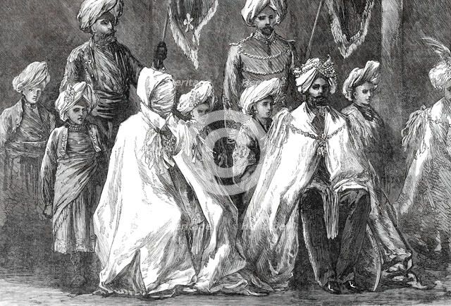 The Begum of Bhopal and the Maharajah of Puttiala, 1876. Creator: Unknown.