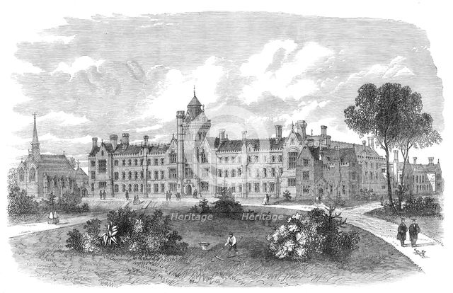 The Bedfordshire Middle-Class College, 1870. Creator: Unknown.