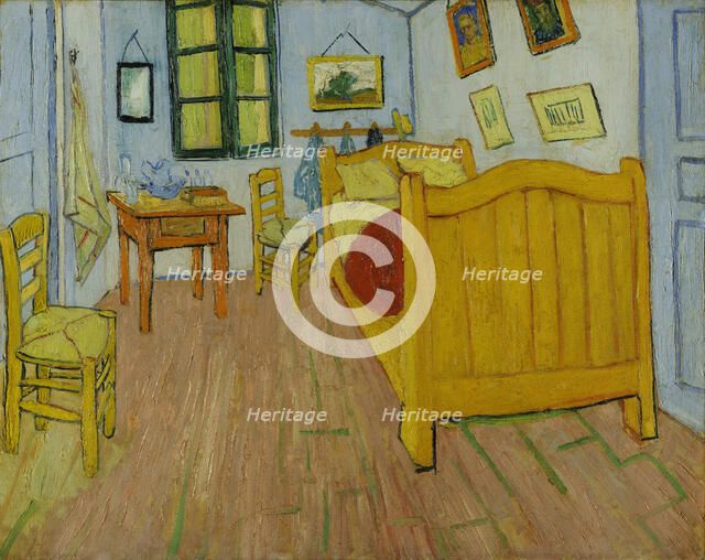 The bedroom, 1888. Artist: Gogh, Vincent, van (1853-1890)
