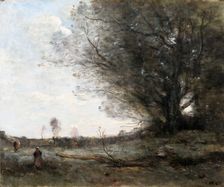 The beech tree 1816-1875. Creator: Jean-Baptiste-Camille Corot