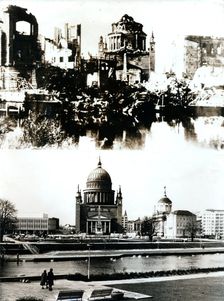 The before and after, Potsdam, Germany, World War II, c1939-c1945. Creator: Unknown