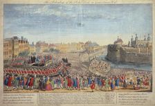The Beheading of the Rebel Lords on Great Tower Hill c1746