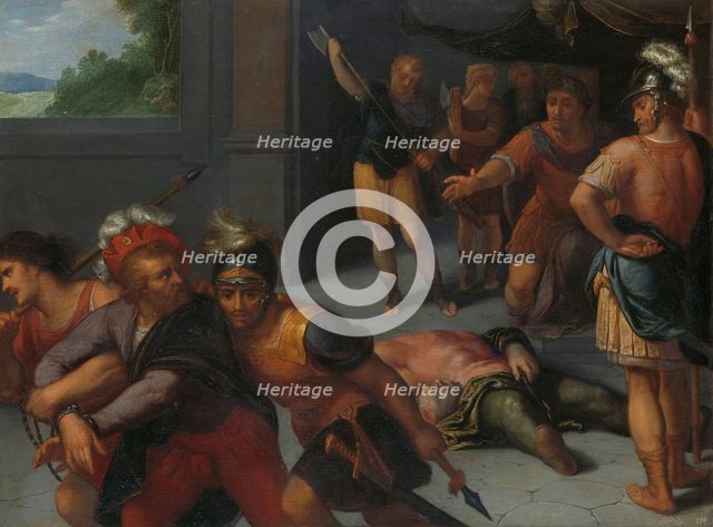 The Beheading of Claudius Paulus and the Capture of Julius Civilis, 1600-1613. Creator: Otto Van Veen.
