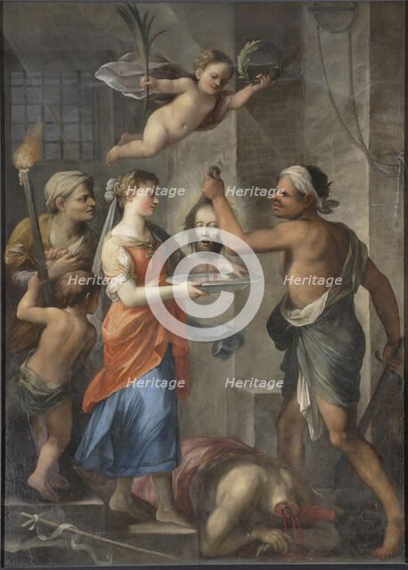 The beheading of John the Baptist, 1675. Creator: Bricci, Plautilla (1616-1705).