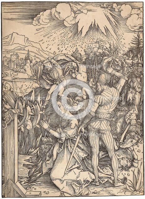 The Beheading of Saint Catherine, c. 1496. Creator: Dürer, Albrecht (1471-1528).
