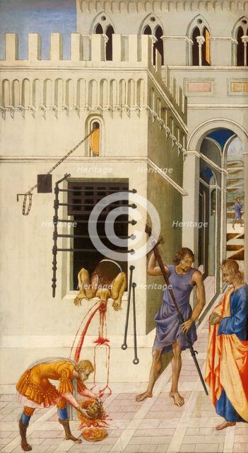The Beheading of Saint John the Baptist, 1455/60. Creator: Giovanni di Paolo.